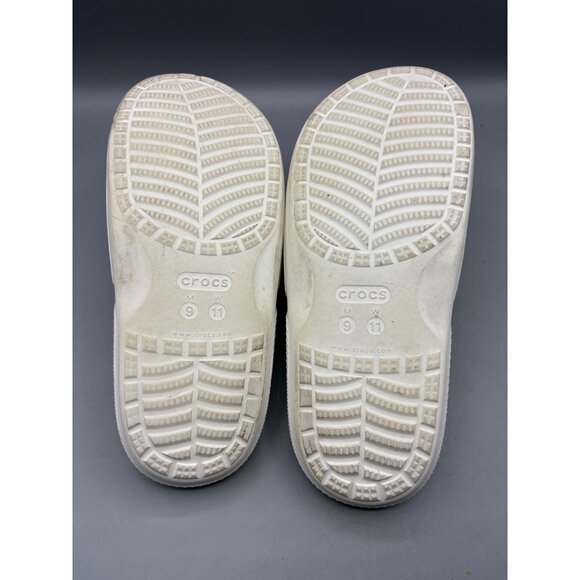 Crocs Iconic Comfort Tie Dye White Slide Sandals Womens 11 Casual Summer - Picture 5 of 5